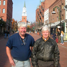 With little brother Paul, Burlington, VT, USA