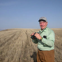 Surveying farm land in Northern Kyrgyzstan